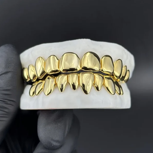 Rose gold grillz