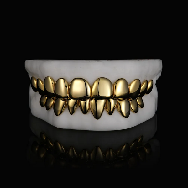 Solid Gold Teeth Grillz