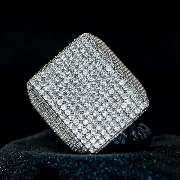 Moissanite Pinky Ring